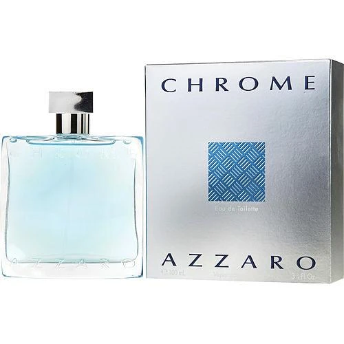 Azzaro Chrome Men's Eau De Toilette Spray 3.4 Oz GWP 3 Azzaro Chrome Men's Eau De Toilette Spray 3.4 Oz GWP