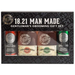 18.21 Man Made Sweet Tobacco And Spiced Vanilla Wash And Spritzer Kit