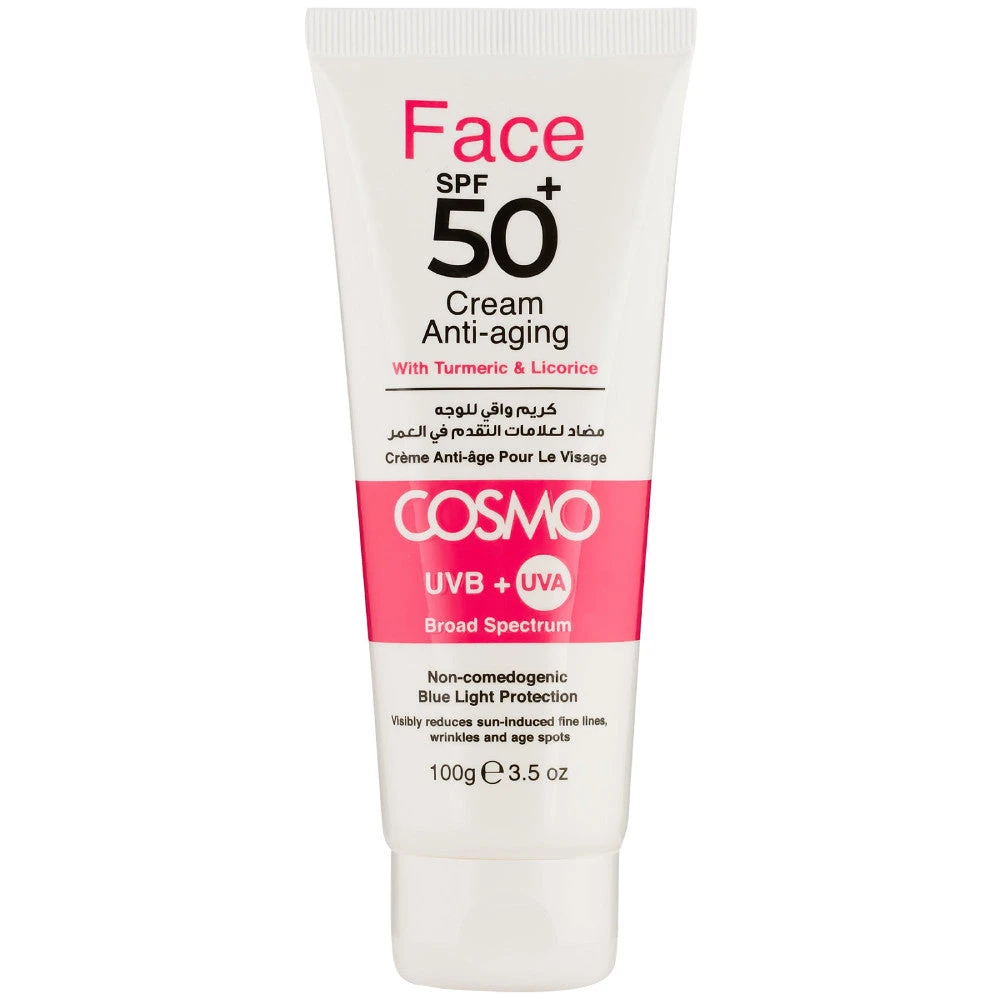 Cosmo Suncare Face Cream Anti Aging SPF50+ 3.5 Oz 3 Cosmo Suncare Face Cream Anti Aging SPF50+ 3.5 Oz