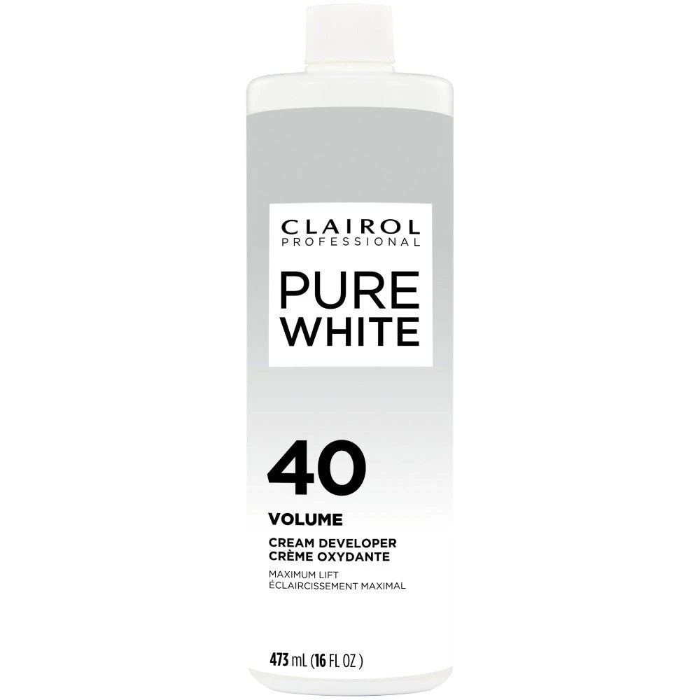 Clairol Pure White 40 Volume Developer 16 Oz 3 Clairol Pure White 40 Volume Developer 16 Oz