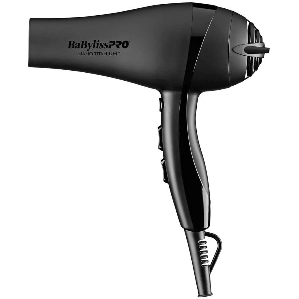 Babyliss Pro Nano Titanium Dryer 2000W-Matte Black 3 Babyliss Pro Nano Titanium Dryer 2000W-Matte Black