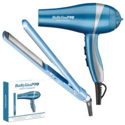 Babyliss Pro Nano Titanium Ionic Dryer + Straightener 1.5 In Combo