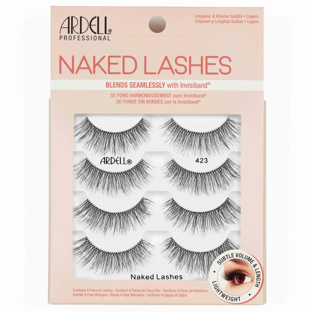 Ardell Naked Lashes #423 4 Pack 3 Ardell Naked Lashes #423 4 Pack