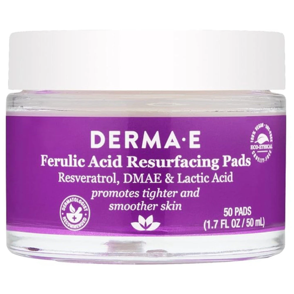 Derma E Ferulic Acid Resurfacing Pads 50ct 3 Derma E Ferulic Acid Resurfacing Pads 50ct