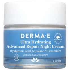 Derma E Hydrating Night Cream With Hyaluronic Acid 2 Oz