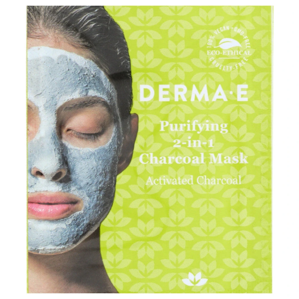 Derma E Purifying 2-in-1 Charcoal Mask .35 Oz 3 Derma E Purifying 2-in-1 Charcoal Mask .35 Oz
