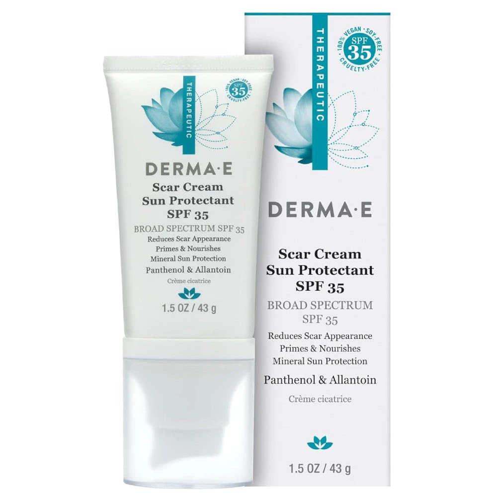 Derma E Scar Cream Sun Protectant SPF35 1.5 Oz 3 Derma E Scar Cream Sun Protectant SPF35 1.5 Oz