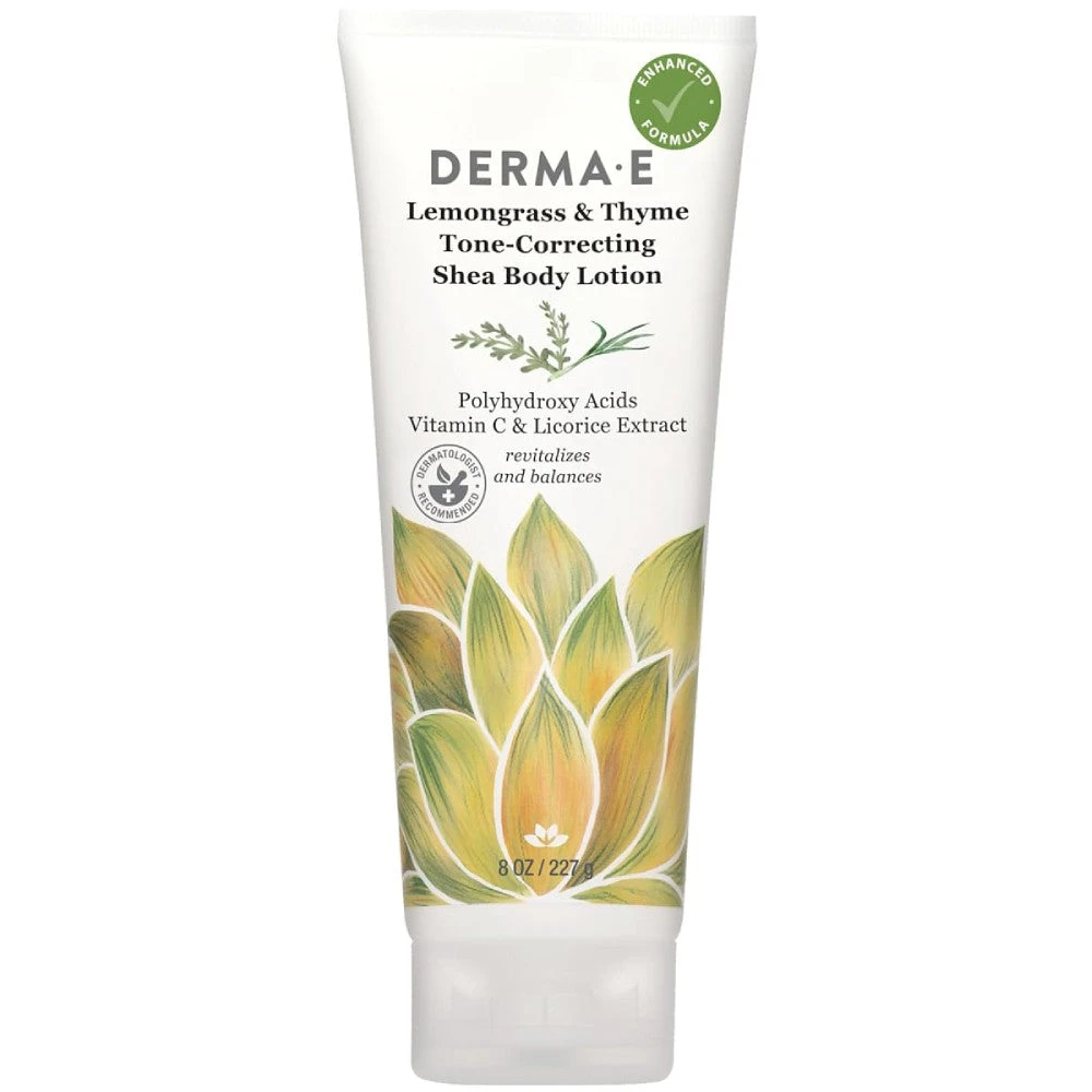 Derma E Lemongrass And Thyme Tone Correcting Body Lotion 8 Oz 3 Derma E Lemongrass And Thyme Tone Correcting Body Lotion 8 Oz