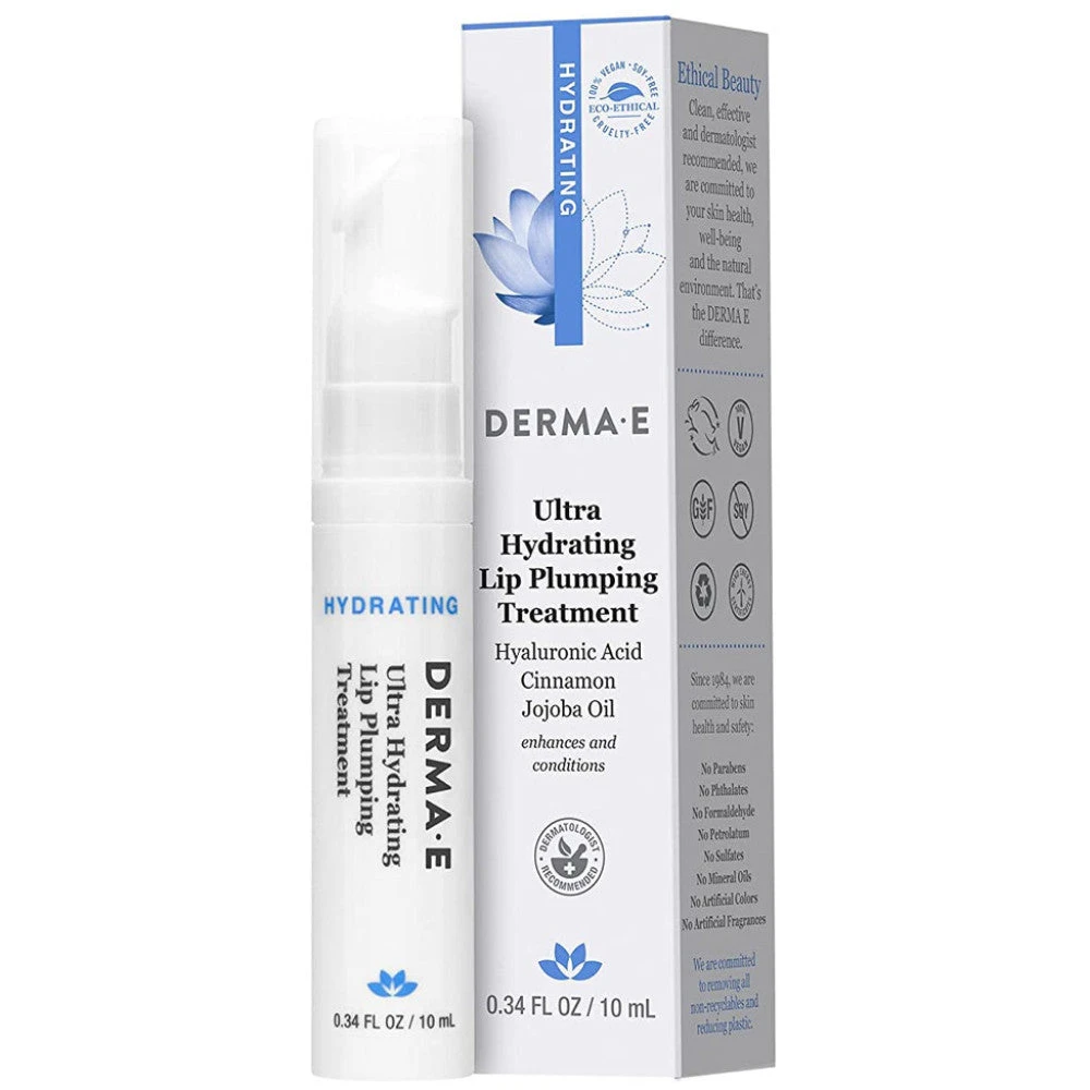 Derma E Ultra Hydrating Lip Plumping Treatment 0.34 Oz 3 Derma E Ultra Hydrating Lip Plumping Treatment 0.34 Oz