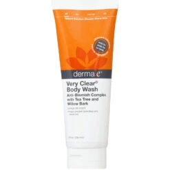 Derma E Very Clear Body Wash 8 Oz