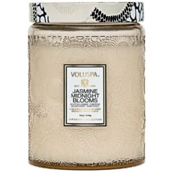 Voluspa Large Jar Candle Jasmine Midnight Blooms 18 Oz