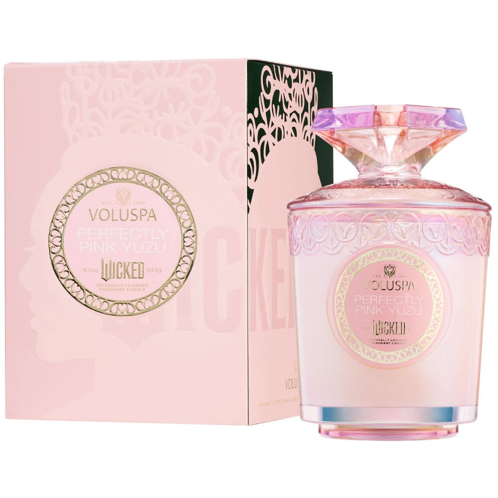 Voluspa Perfectly Pink Yuzu Boxed Candle-Wicked Collection 3 Voluspa Perfectly Pink Yuzu Boxed Candle-Wicked Collection