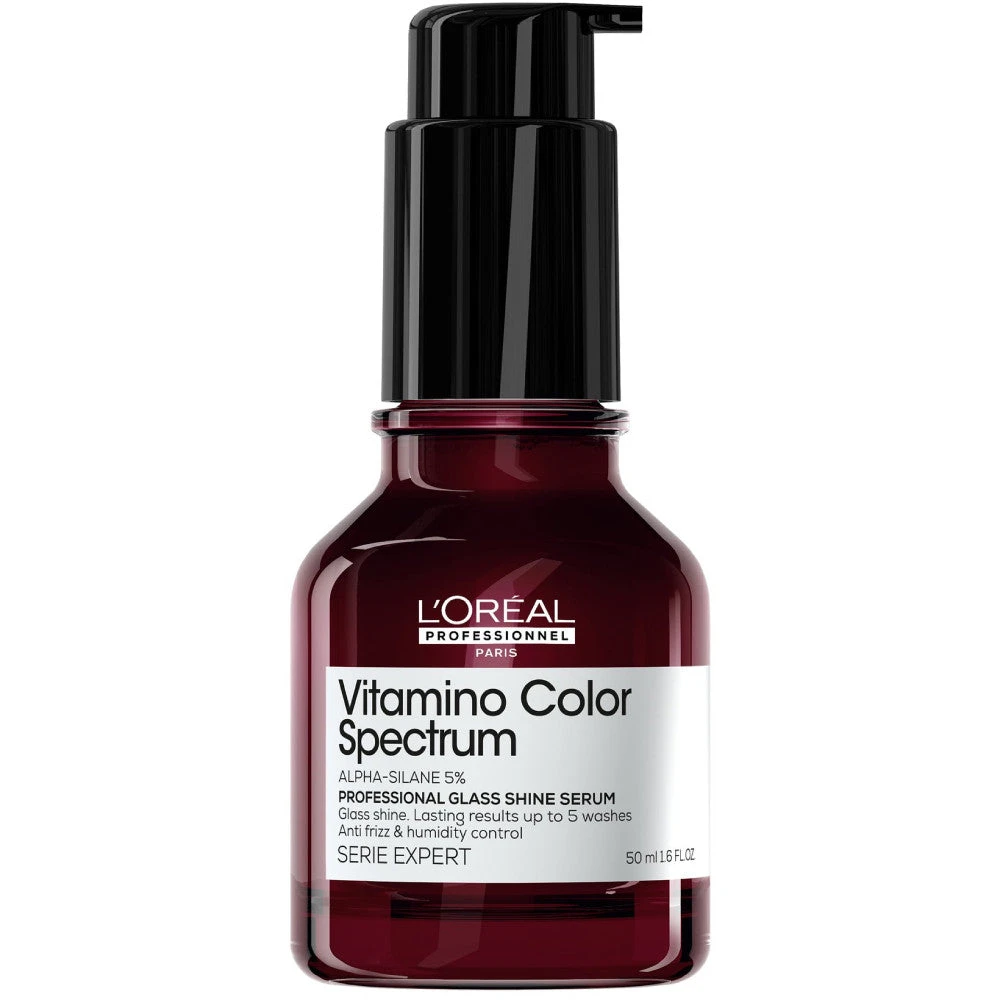 Loreal Professional Serie Expert Vitamino Color Spectrum Glass Shine Serum 1.6 Oz 4 Loreal Professional Serie Expert Vitamino Color Spectrum Glass Shine Serum 1.6 Oz - Image 2