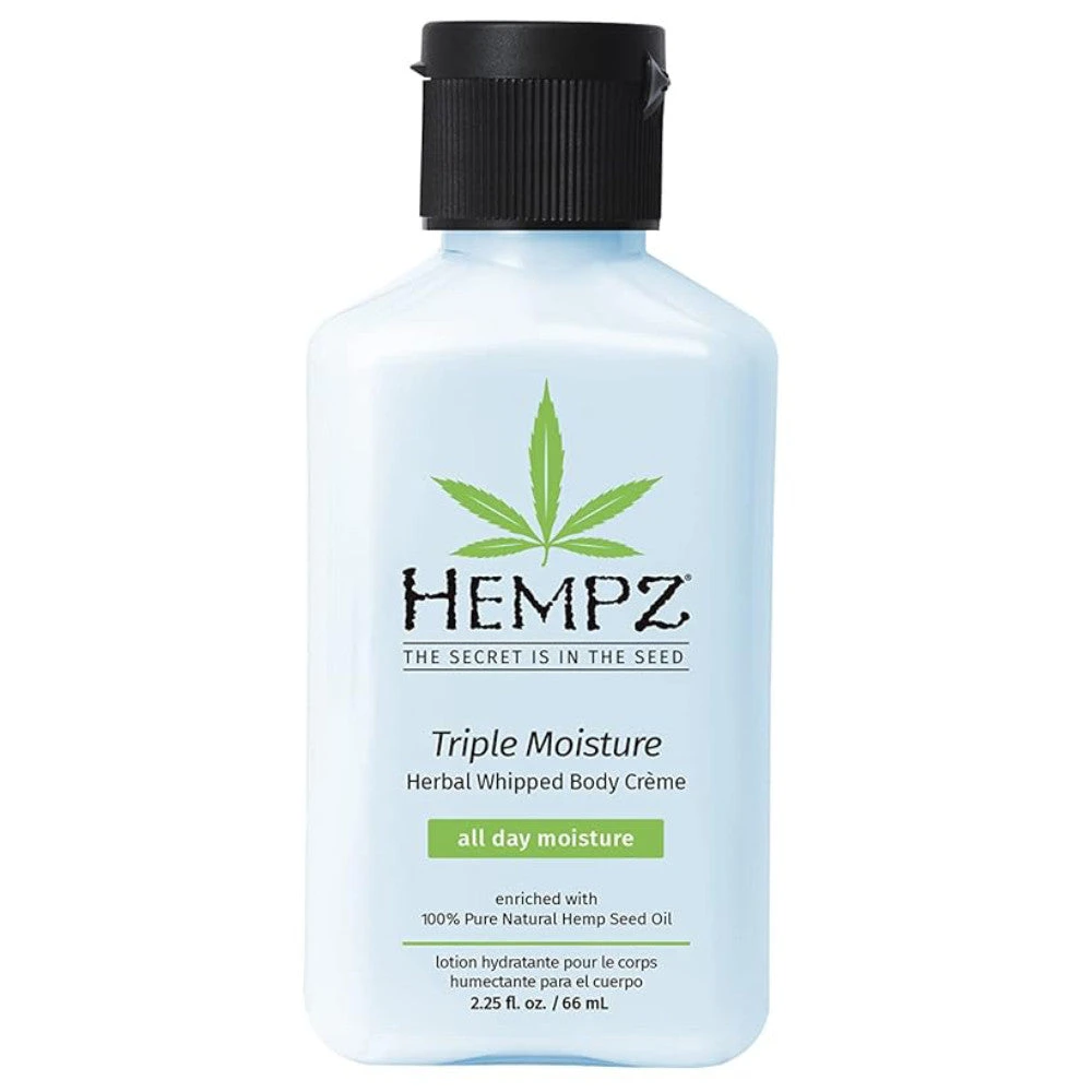 Hempz Triple Moisture Herbal Whipped Body Creme 2.25 Oz 3 Hempz Triple Moisture Herbal Whipped Body Creme 2.25 Oz
