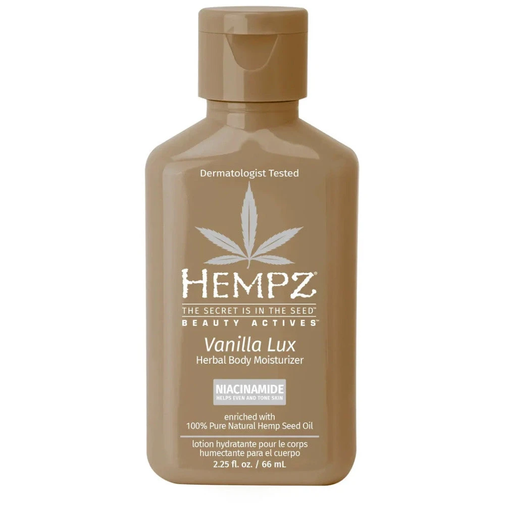Hempz Vanilla Lux Herbal Body Moisturizer 2.25 Oz 3 Hempz Vanilla Lux Herbal Body Moisturizer 2.25 Oz