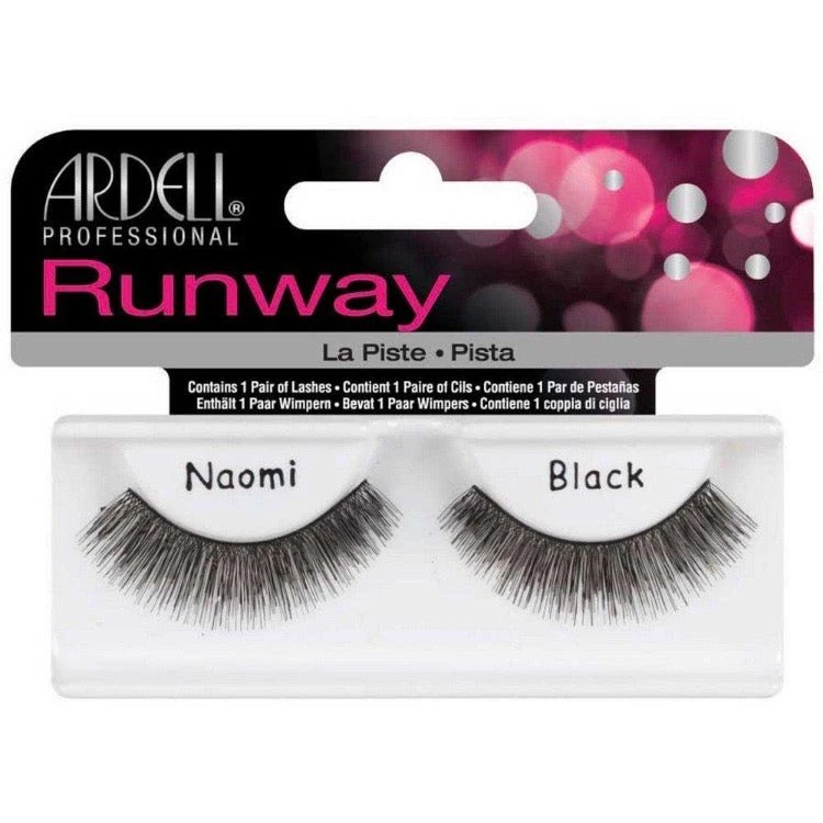 ARDELL RUNWAY EYE LASH NAOMI BLACK 3 ARDELL RUNWAY EYE LASH NAOMI BLACK