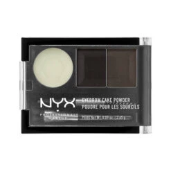 NYX Professional Eyebrow Cake Powder 9 NYX Professional Eyebrow Cake Powder -Image Beauty Shop 800897123864 eyebrowcakepowder blackgrey main
