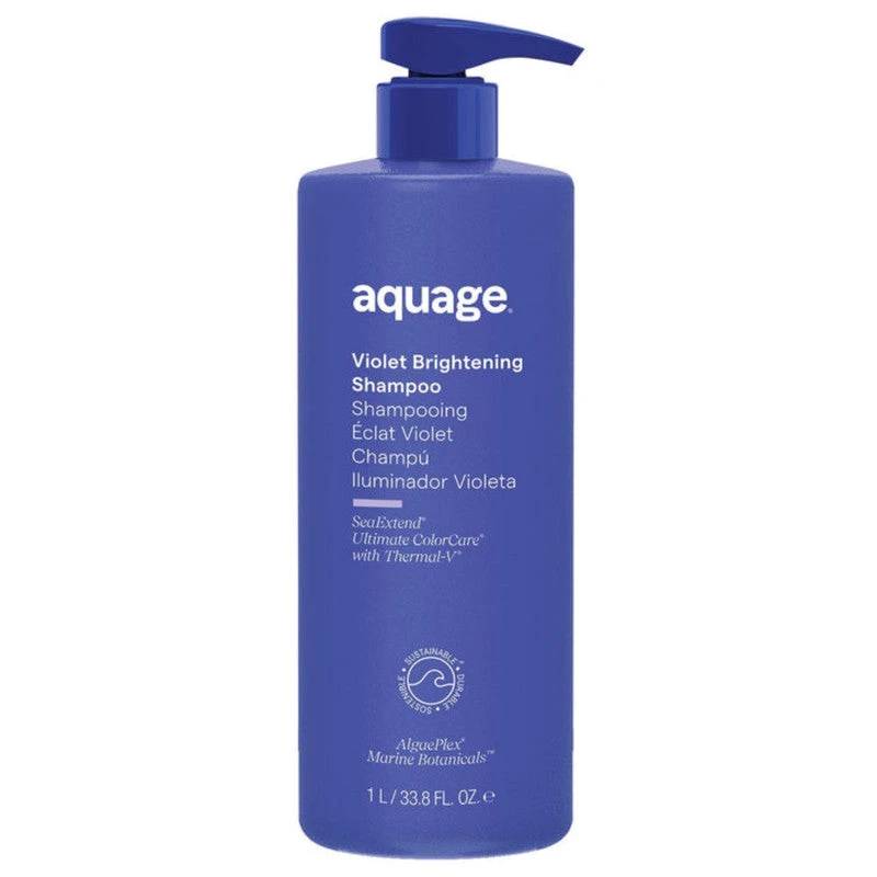 Aquage Sea Extend Violet Brightening Shampoo 4 Aquage Sea Extend Violet Brightening Shampoo - Image 2