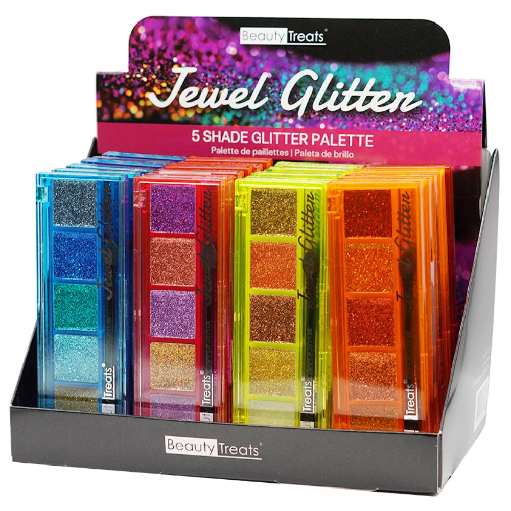 Beauty Treats Glitter Palette 5 Shades 3 Beauty Treats Glitter Palette 5 Shades