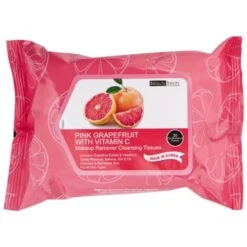 Beauty Treats Make Up Cleansing Tissues 30ct. Pink Grapefruit With Vitamin C