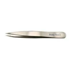 Body Toolz Pointed Tip Tweezer-Silver