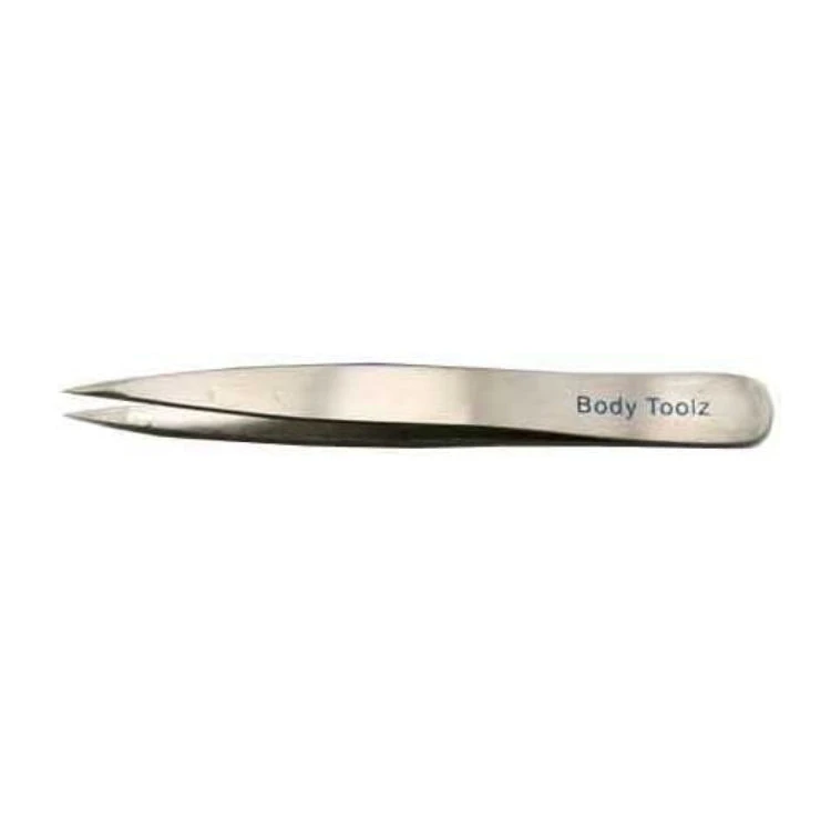 Body Toolz Pointed Tip Tweezer-Silver 3 Body Toolz Pointed Tip Tweezer-Silver