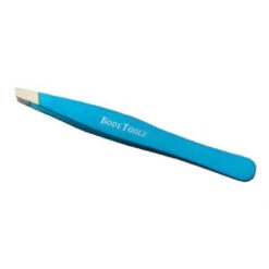 Body Toolz Soft Touch Slant Tweezer -Image Beauty Shop Body Toolz Soft Touch Slant Tweezer teal