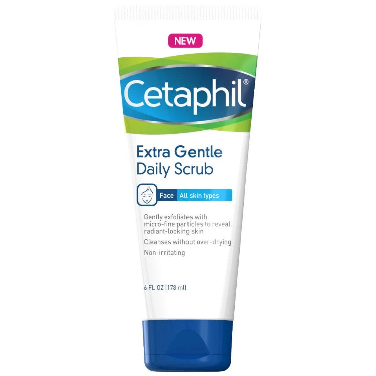 Cetaphil Extra Gentle Daily Scrub 6 Oz 3 Cetaphil Extra Gentle Daily Scrub 6 Oz