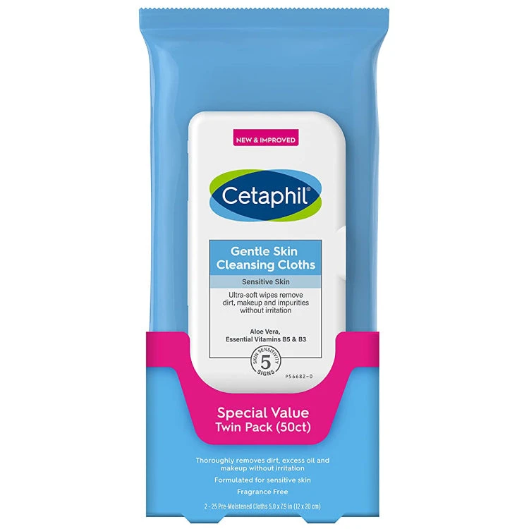 Cetaphil Gentle Skin Cleansing Cloths 4 Cetaphil Gentle Skin Cleansing Cloths - Image 2