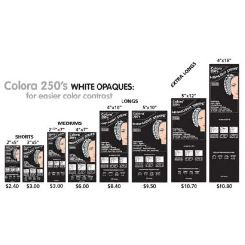 Colora Balayage Highlight Strips 250 Count 4 Colora Balayage Highlight Strips 250 Count - Image 2