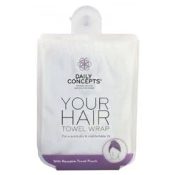 Daily Concepts Your Hair Wrap Towel-Light Purple