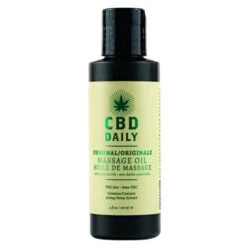 Earthly Body CBD Daily Original Massage Oil 4 Oz