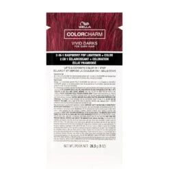 Wella Color Charm Vivid Dark Raspberry Pop Pigmented Lightener 1 Oz