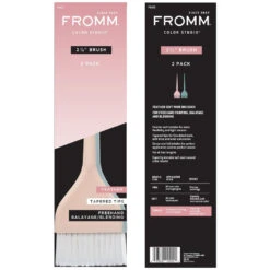 Fromm 2.25 Inch Feather Color Brush 2 Pack
