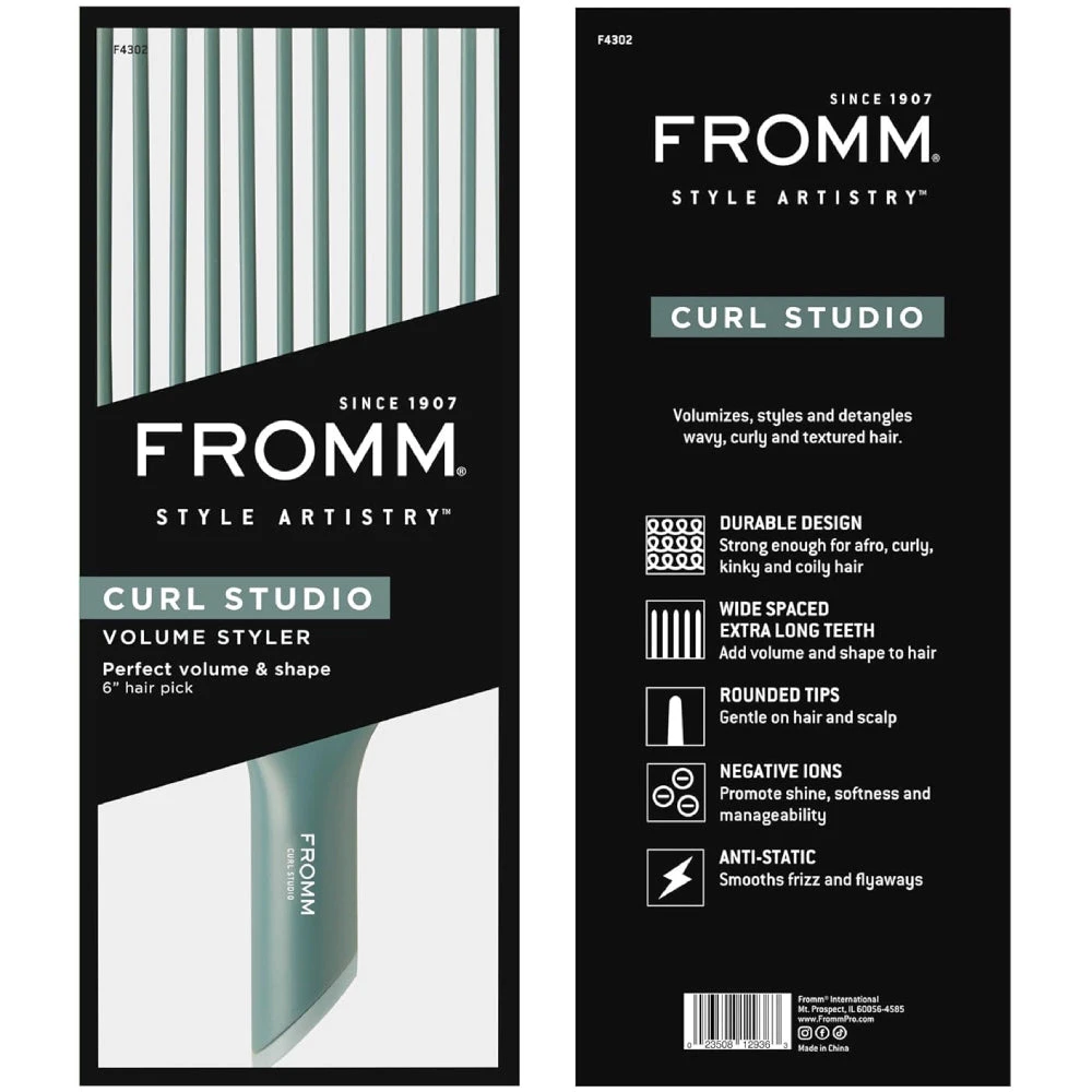 Fromm Curl Studio Volume Styler Hair Pick Comb 3 Fromm Curl Studio Volume Styler Hair Pick Comb