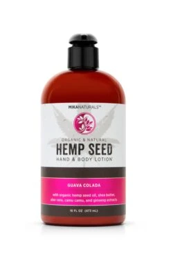 Mika Naturals Hemp Seed Hand + Body Lotion Guava Coloda 16 Oz