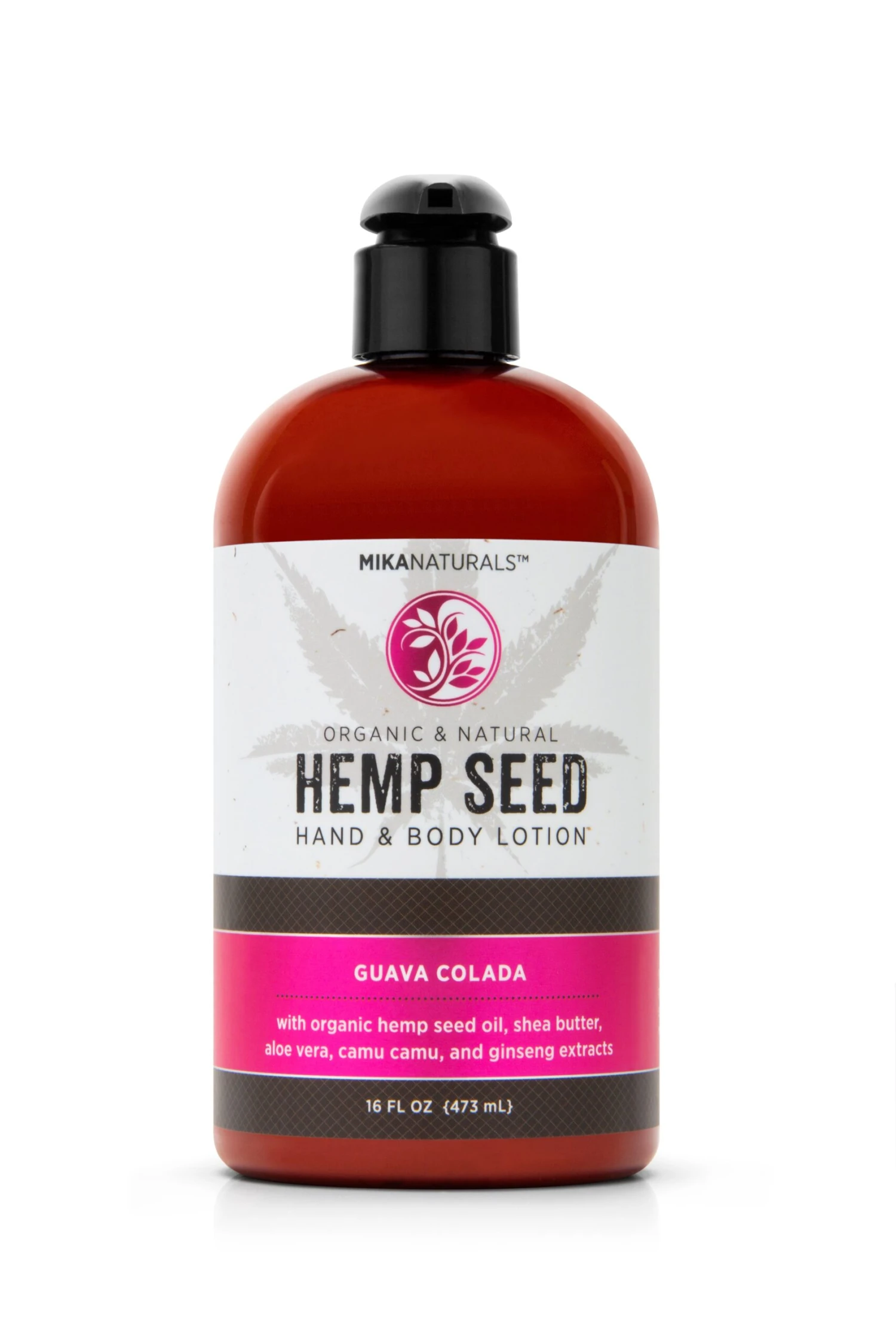Mika Naturals Hemp Seed Hand + Body Lotion Guava Coloda 16 Oz 3 Mika Naturals Hemp Seed Hand + Body Lotion Guava Coloda 16 Oz