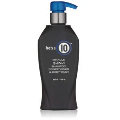 It's A 10 He's A 10 Miracle 3-in-1 Shampoo, Conditioner, Body Wash 10 Oz.
