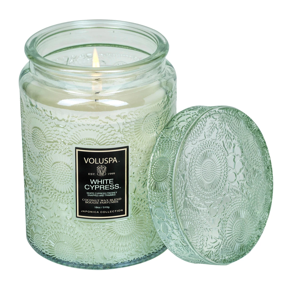 Voluspa Large Jar Candle White Cypress 18 Oz 3 Voluspa Large Jar Candle White Cypress 18 Oz
