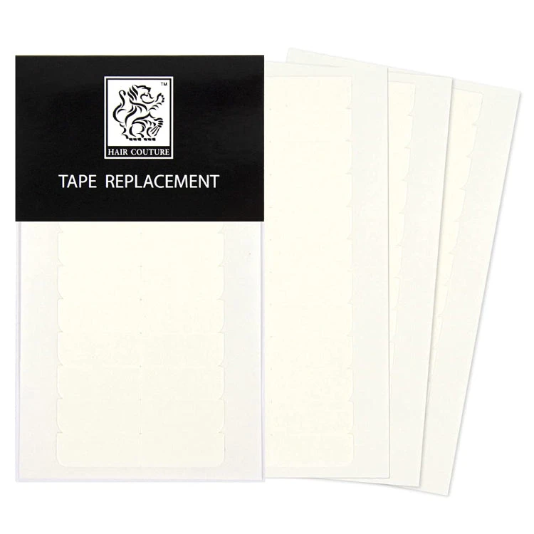 Hair Couture Tape Tabs 3 Sheets (36 Pc)- 4cm Wide 3 Hair Couture Tape Tabs 3 Sheets (36 Pc)- 4cm Wide