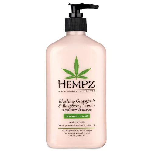 Hempz Blushing Grapefruit + Raspberry Creme Herbal Body Moisturizer 17 Oz 3 Hempz Blushing Grapefruit + Raspberry Creme Herbal Body Moisturizer 17 Oz