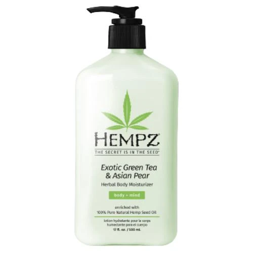 Hempz Exotic Green Tea Herbal Body Moisturizer 17 Oz 3 Hempz Exotic Green Tea Herbal Body Moisturizer 17 Oz