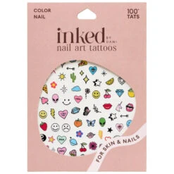 Inked By Dani Color Nail Art Temporary Tattoos