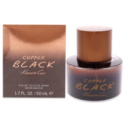 Kenneth Cole Copper Black Men's Eau De Toilette Spray 1.7 Oz