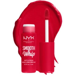 NYX Professional Smooth Whip Matte Lip Cream 16 NYX Professional Smooth Whip Matte Lip Cream -Image Beauty Shop NYX Professional Smooth Whip Matte Lip Cream Cherry Creme