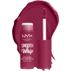 NYX Professional Smooth Whip Matte Lip Cream 18 NYX Professional Smooth Whip Matte Lip Cream -Image Beauty Shop NYX Professional Smooth Whip Matte Lip Cream Fuzzy Slippers