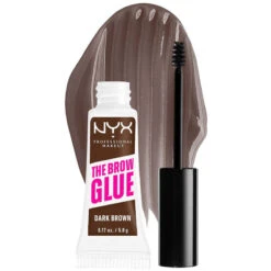 NYX Professional The Brow Glue -Image Beauty Shop NYX Professional The Brow Glue Dark Brown
