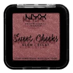 NYX Professional Sweet Cheeks Creamy Powder Blush Glow -Image Beauty Shop Nyx Professional Sweet Cheeks Blush Glowy fig