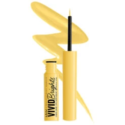 NYX Professional Vivid Brights Eyeliner -Image Beauty Shop Nyx Professional Vivid Brights Colored Liquid Eyeliner Had Me at Yellow