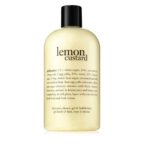 Philosophy Lemon Custard Shower Gel 16 Oz 3 Philosophy Lemon Custard Shower Gel 16 Oz